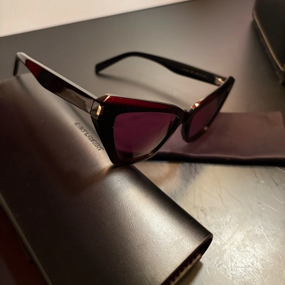 SAINT LAURENT SL466 Cat Eye Sunglasses